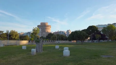 White Tower reveal2 Video stock 132705393