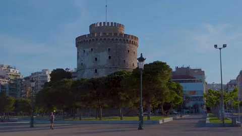 White Tower Slowmo2 Stock Footage 132706009