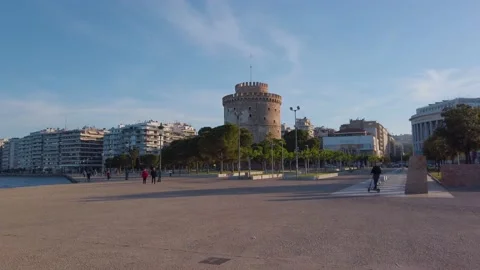 White Tower Steady2 Video stock 132705714