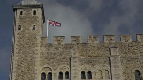 The White Tower, Tower of London Stock Footage 145662221