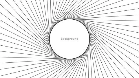 White transform rotates minimalist digital circle line. It can be suitable .. Stock Illustration