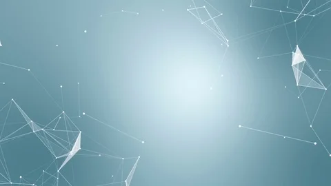 White transforming figures on the sides of the screen on a blue background Stock Footage 82792049
