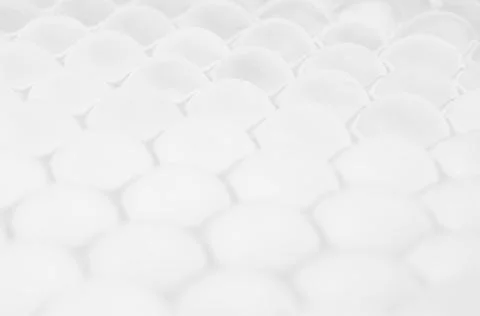 White transparent rounds as creative abstract background. Stock Photos