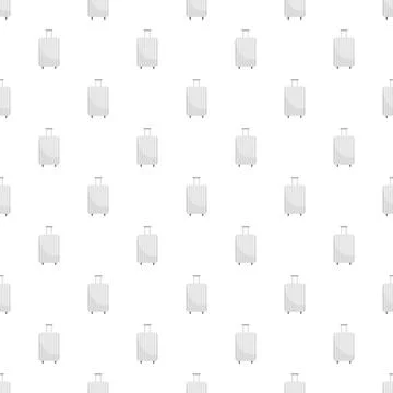 White travel bag pattern seamless Stockillustratie