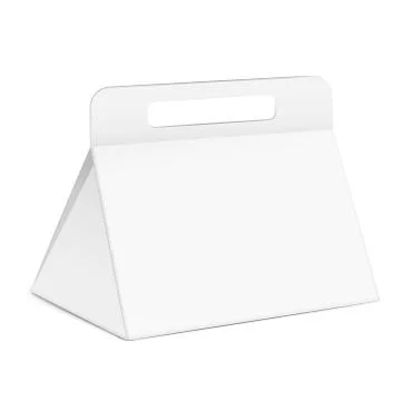 White triangle box Stock Illustration