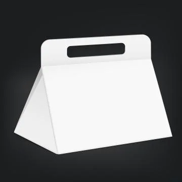 White triangle box Stock Illustration