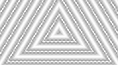 White triangle pipe Stock-Footage 46036117