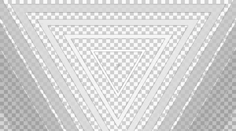 White triangle simple  스톡 동영상 46036029