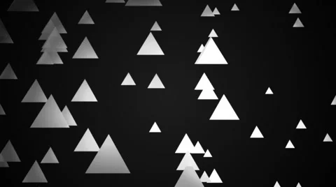 White triangle space Stock Footage 52008561