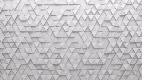 White triangles abstract pattern animation background Video stock 320647539