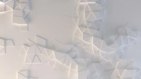 White Triangles Surface 125 4K Stock Footage 281790456