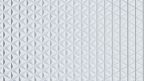 White triangles texture for the background in motion. Animation 3d Stock Footage 103662429