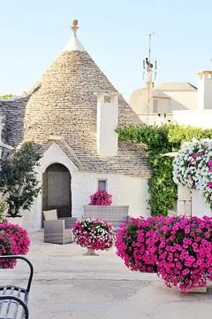 White trulli Stock Photos