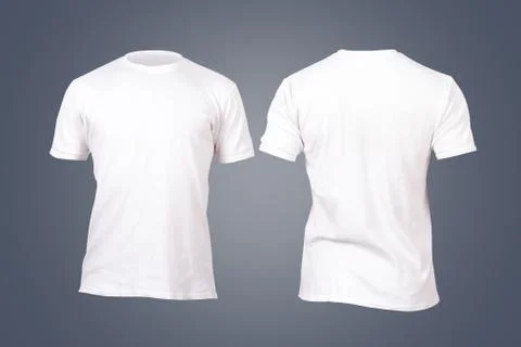 White tshirt template Stock Photos
