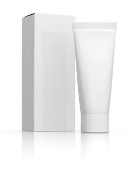 White tube Stock Illustration