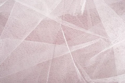 White tulle close up Stock Photos