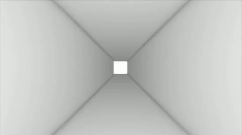 White tunnel path, wall, underground. Stock Footage 12572204