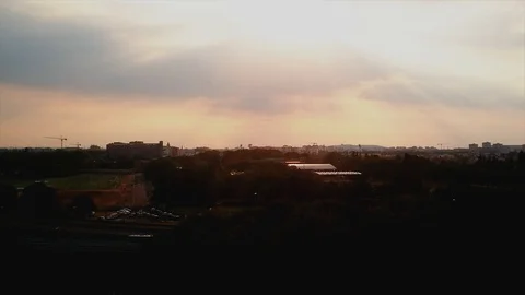 White twilight Video stock 93278813