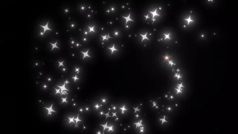 White Twinkling Particles Animation Magic Sparkles Glitter Line Stars 4K Stock Footage 339632735
