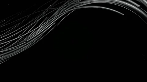 White twisted cables  Video stock 55443494