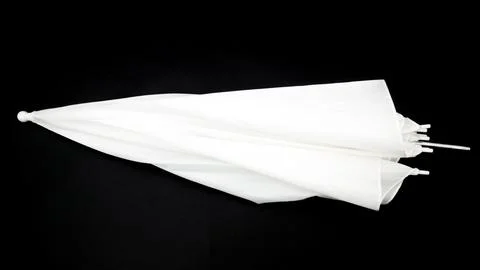 White Umbrella for lighting Foto stock