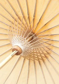 White umbrella texture 写真素材