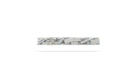White understrike mark isolated on white. Stock Illustration