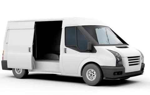 White van Stock Illustration