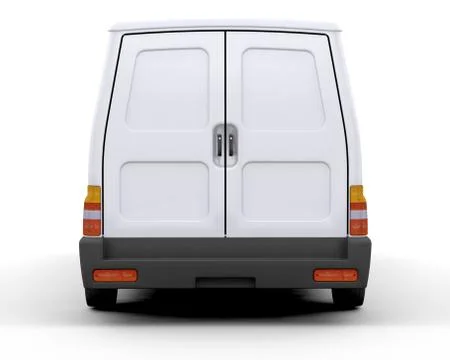 White van Stock Illustration
