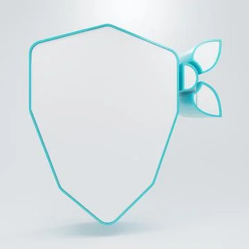 White Vandal icon isolated on grey background. Minimalism concept. 3D rende.. Stock Illustration