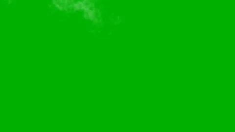 White vapor isolated transparent effect, smoky abstract in green background Stock Footage 124269059
