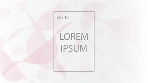 White vector abstract background with graphic elements Illustrazione stock