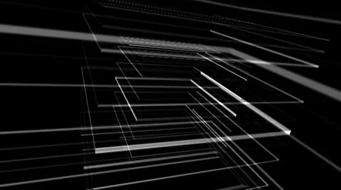 White Vector Array Motion Mapping Stock Footage 24720038