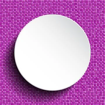 White vector circle. Sequin background. Eps 10. Stock Illustration