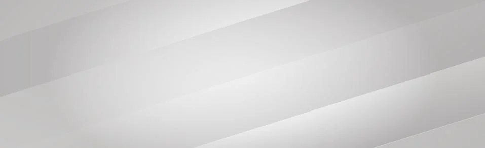 White vector panoramic background with wavy lines Illustrazione stock