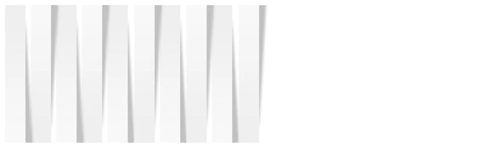 White vector panoramic background with wavy lines イラスト素材