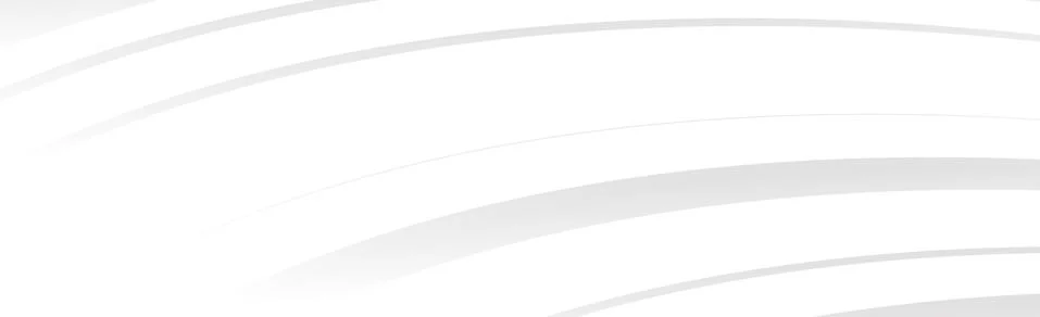 White vector panoramic background with wavy lines Illustrazione stock