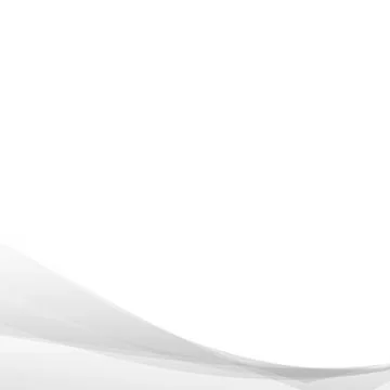 White vector panoramic background with wavy lines Stock Illustration