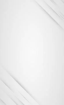 White vector panoramic background with wavy lines Stock Illustration