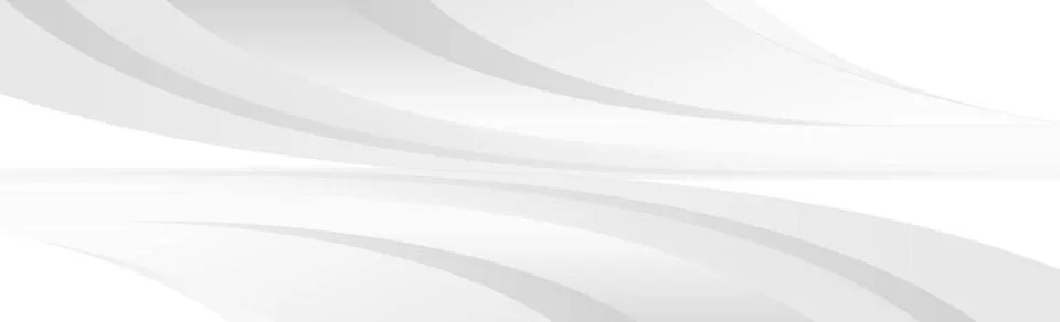 White vector panoramic background with wavy lines White vector panoramic b... Stock Photos