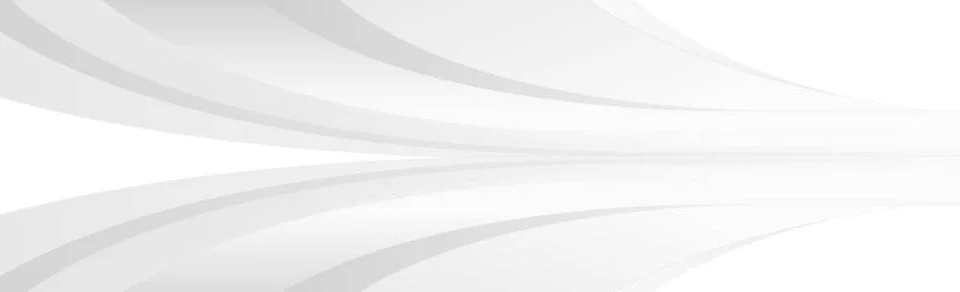 White vector panoramic background with wavy lines White vector panoramic b... Stock Photos