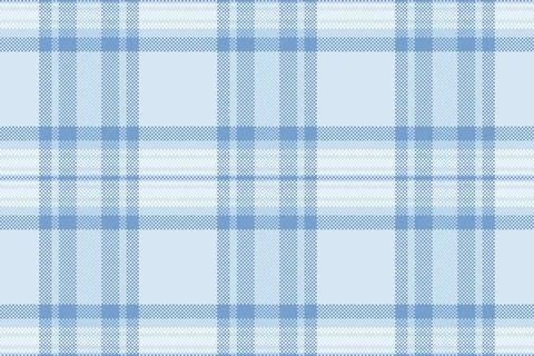 White vector texture seamless, kind background tartan plaid. Cotton textile.. Stock Illustration