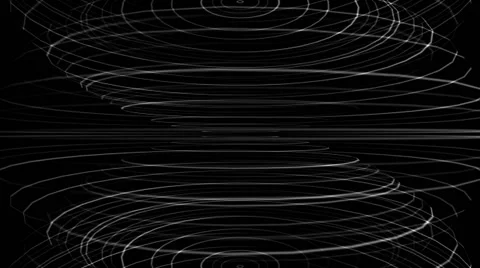 White Vectors Rings Stock Footage 41690324