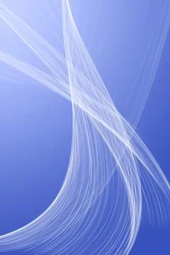 White veil on a blue background Stock Illustration