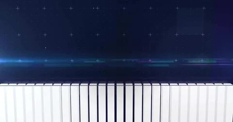White vertical pillars forming abstract pattern in interface, with crosshair Stock Illustration