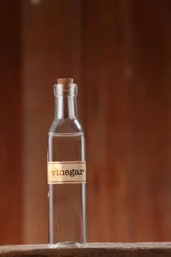 White vinegar 스톡 사진