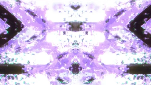 White Violet Glitch Tunnel Loop Video stock 326748812