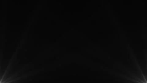 White volumetric light rays animation emerge from bottom on dark background Stock Footage 336548354