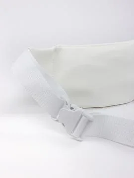 White waist bag side view variant Stock Photos