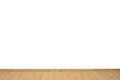The white wall and a brown floor Photo